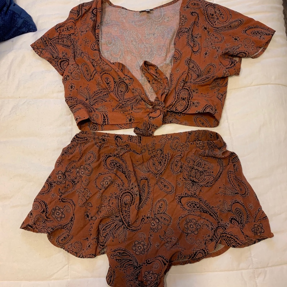 Shirt and short set